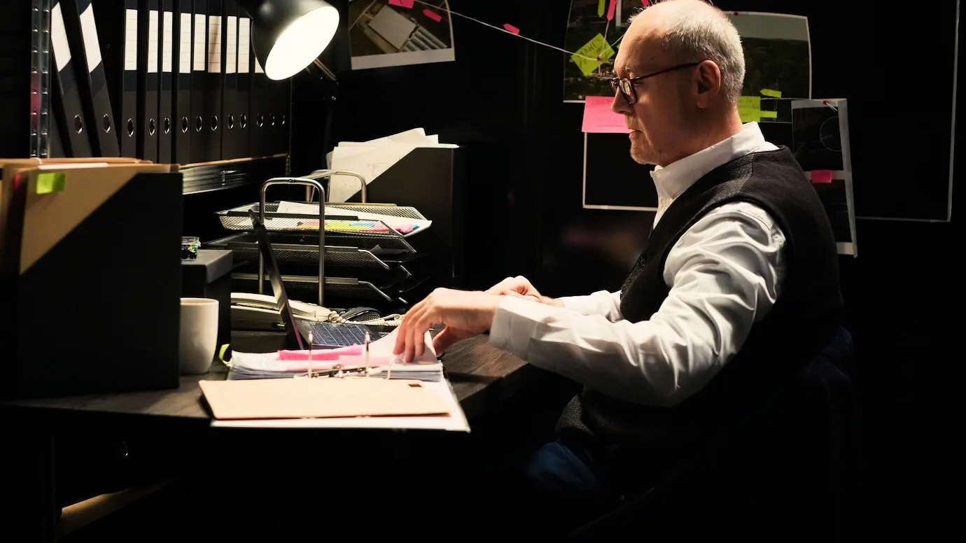 Visual of scattered data sources and manual work